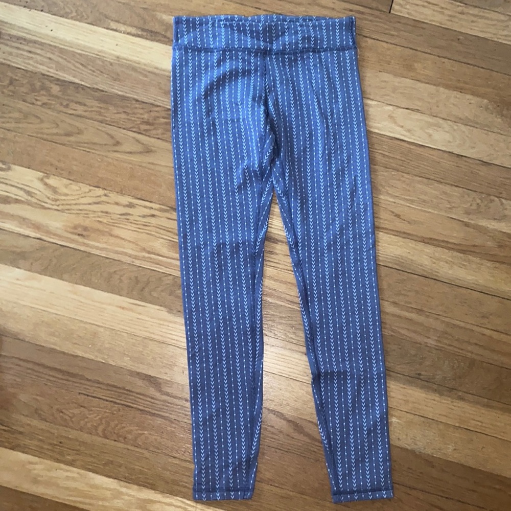 Ivivva by Lululemon Denim Pattern Legging SIZE 14